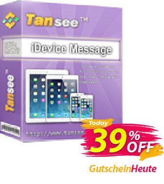 Tansee iOS Message&Contact Transfer - 1 year Gutschein Tansee discount codes 13181 Aktion: Tansee discount coupon (13181)