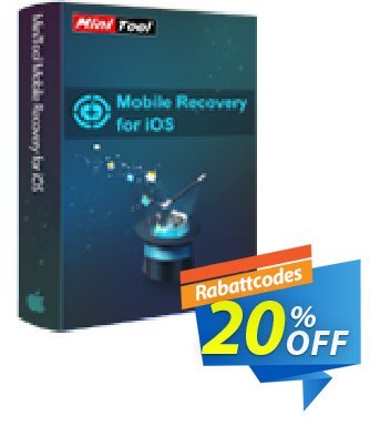 MiniTool Mobile Recovery for iOS discount coupon 20% off - 
