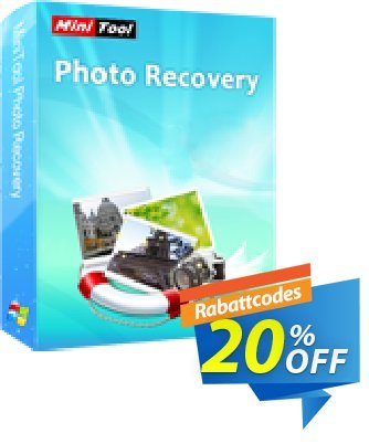 MiniTool Photo Recovery discount coupon 20% off - 