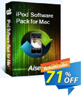Aiseesoft iPod Software Pack for Mac discount coupon Aiseesoft iPod Software Pack for Mac imposing sales code 2024 - 40% Off for All Products of Aiseesoft