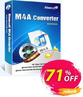 Aiseesoft M4A Converter discount coupon Aiseesoft M4A Converter awesome deals code 2024 - 40% Off for All Products of Aiseesoft