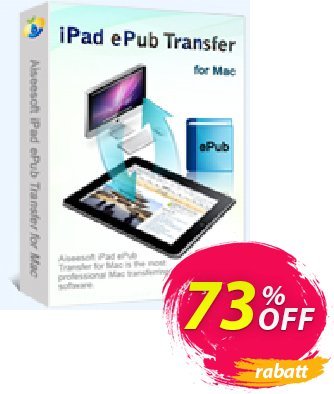 Aiseesoft iPad ePub Transfer for Mac Gutschein 40% Aiseesoft Aktion: 