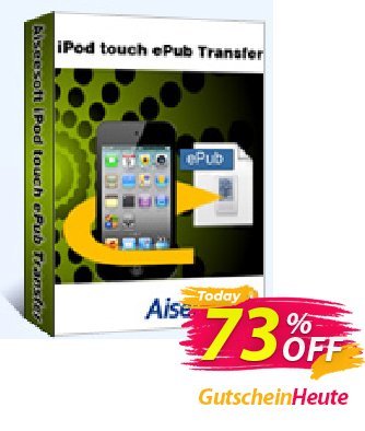 Aiseesoft iPod touch ePub Transfer discount coupon 40% Aiseesoft - 