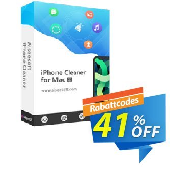 Aiseesoft iPhone Cleaner for Mac Gutschein Spring Contest Discount Aktion: Super promotions code of Aiseesoft iPhone Cleaner for Mac 2024