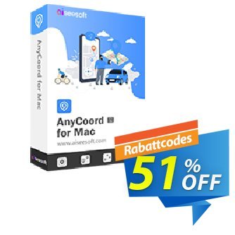 Aiseesoft AnyCoord for Mac + 18 Devices Gutschein Aiseesoft AnyCoord for Mac + 18 Devices Staggering discount code 2024 Aktion: Staggering discount code of Aiseesoft AnyCoord for Mac + 18 Devices 2024