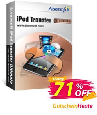 Aiseesoft iPod Transfer Ultimate Gutschein 40% Aiseesoft Aktion: 