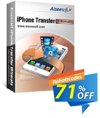 Aiseesoft iPhone Transfer Ultimate discount coupon 40% Aiseesoft - 