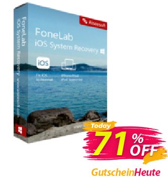 FoneLab - iOS System Recovery discount coupon 40% Aiseesoft - 