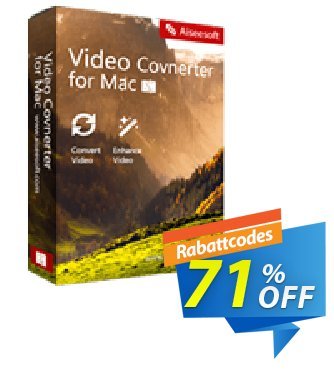 Aiseesoft Video Converter for Mac discount coupon Aiseesoft Video Converter for Mac marvelous discount code 2024 - 50% Off for All Products of Aiseesoft