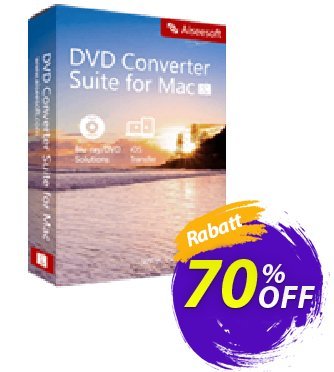 Aiseesoft DVD Converter Suite for Mac Gutschein 40% Aiseesoft Aktion: 