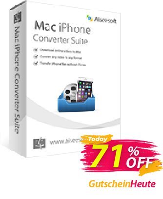 Aiseesoft Mac iPhone Converter Suite discount coupon 40% Aiseesoft - 