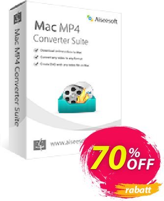 Aiseesoft Mac MP4 Converter Suite discount coupon 40% Aiseesoft - 