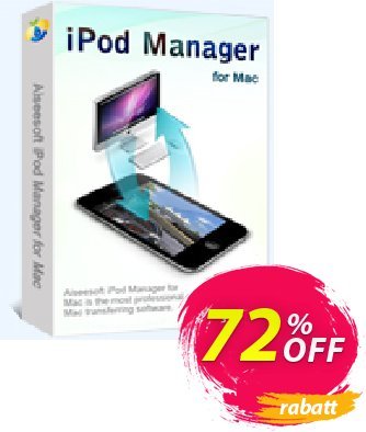 Aiseesoft iPod Manager for Mac discount coupon 40% Aiseesoft - 40% Off for All Products of Aiseesoft