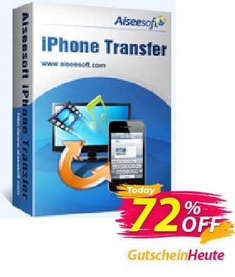 Aiseesoft iPhone Transfer Gutschein 40% Aiseesoft Aktion: 