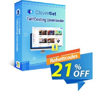 CleverGet TwitCasting download Coupon, discount CleverGet TCD Excellent discounts code 2024. Promotion: Excellent discounts code of CleverGet TCD 2024