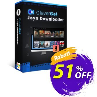 CleverGet Joyn Downloader Coupon, discount 20% OFF CleverGet Joyn Downloader, verified. Promotion: Big offer code of CleverGet Joyn Downloader, tested & approved
