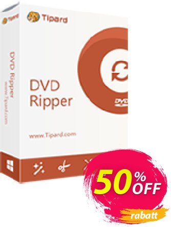 Tipard DVD Ripper Lifetime Gutschein Tipard DVD Ripper staggering offer code 2024 Aktion: 50OFF Tipard
