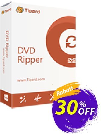 Tipard DVD Ripper Multi-User License - 5 PCs  Gutschein 30% OFF Tipard DVD Ripper Multi-User License (5 PCs), verified Aktion: Formidable discount code of Tipard DVD Ripper Multi-User License (5 PCs), tested & approved