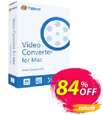 Tipard AVC Converter for Mac Coupon, discount 50OFF Tipard. Promotion: 50OFF Tipard
