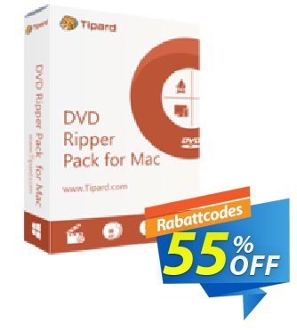 Tipard DVD Ripper Pack for Mac - Lifetime  Gutschein 55% OFF Tipard DVD Ripper Pack for Mac (1 year), verified Aktion: Formidable discount code of Tipard DVD Ripper Pack for Mac (1 year), tested & approved