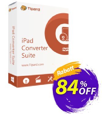 Tipard iPad Converter Suite Lifetime Coupon, discount Tipard iPad Converter Suite super sales code 2024. Promotion: 50OFF Tipard