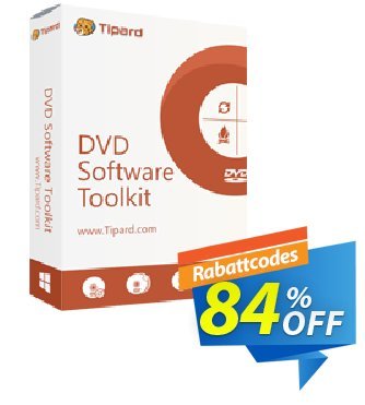 Tipard DVD Software Toolkit Platinum Gutschein Tipard DVD Software Toolkit Platinum amazing promotions code 2024 Aktion: 50OFF Tipard