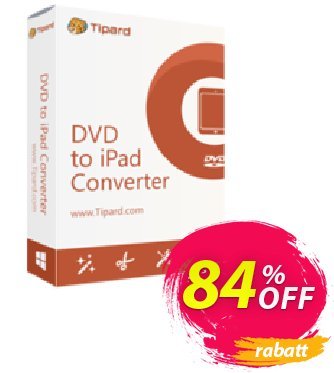 Tipard DVD to iPad 2 Converter Coupon, discount Tipard DVD to iPad Converter amazing promotions code 2024. Promotion: 50OFF Tipard