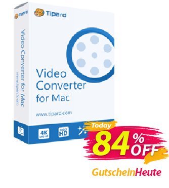 Tipard Video Converter for Mac - 1 Year Gutschein 50OFF Tipard Aktion: 50OFF Tipard