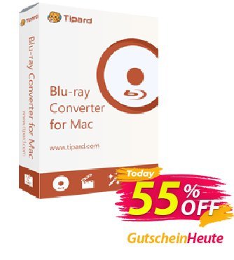 Tipard Blu-ray Converter for Mac Gutschein 55% OFF Tipard Blu-ray Converter for Mac, verified Aktion: Formidable discount code of Tipard Blu-ray Converter for Mac, tested & approved