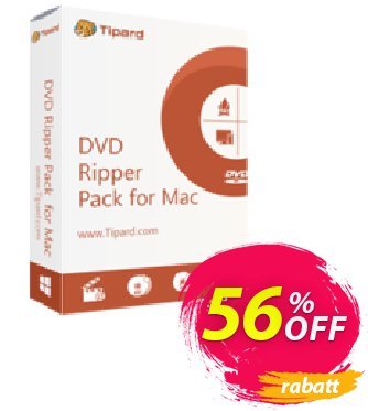 Tipard DVD Ripper Pack for Mac discount coupon 55% OFF Tipard DVD Ripper Pack for Mac Lifetime License, verified - Formidable discount code of Tipard DVD Ripper Pack for Mac Lifetime License, tested & approved
