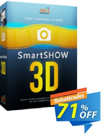SmartSHOW 3D Deluxe Gutschein 70% OFF SmartSHOW 3D Deluxe, verified Aktion: Staggering discount code of SmartSHOW 3D Deluxe, tested & approved