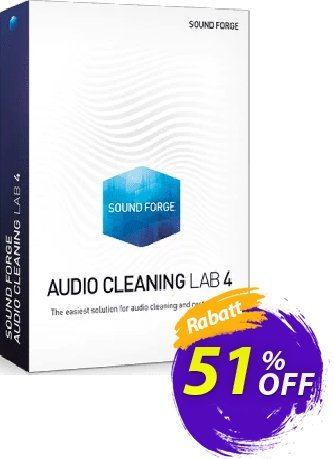 MAGIX SOUND FORGE Audio Cleaning Lab 4 Gutschein 51% OFF MAGIX SOUND FORGE Audio Cleaning Lab, verified Aktion: Special promo code of MAGIX SOUND FORGE Audio Cleaning Lab, tested & approved