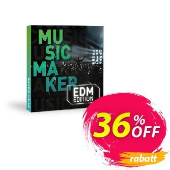 Music Maker EDM Edition Gutschein 33% OFF Music Maker EDM Edition, verified Aktion: Special promo code of Music Maker EDM Edition, tested & approved