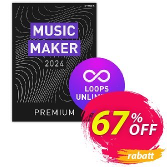 MAGIX Music Maker Premium & Loops Unlimited Gutschein 67% OFF MAGIX Music Maker 2024 Plus Edition, verified Aktion: Special promo code of MAGIX Music Maker 2024 Plus Edition, tested & approved