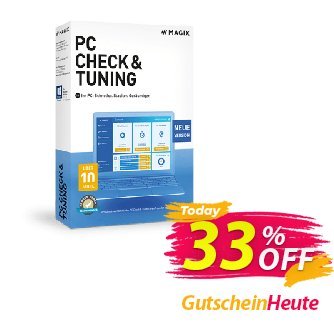 MAGIX PC Check & Tuning 2022 discount coupon 20% OFF MAGIX PC Check & Tuning 2024, verified - Special promo code of MAGIX PC Check & Tuning 2024, tested & approved