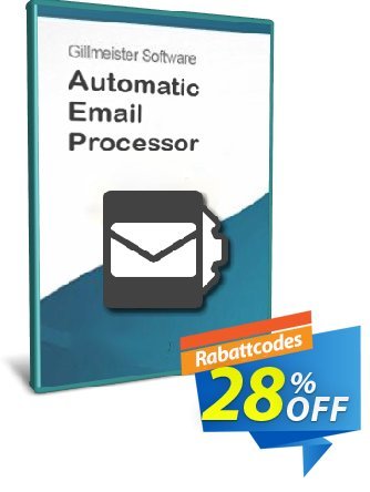 Automatic Email Processor 2 (Standard Edition) - 25-User License discount coupon Coupon code Automatic Email Processor 2 (Standard Edition) - 25-User License - Automatic Email Processor 2 (Standard Edition) - 25-User License offer from Gillmeister Software