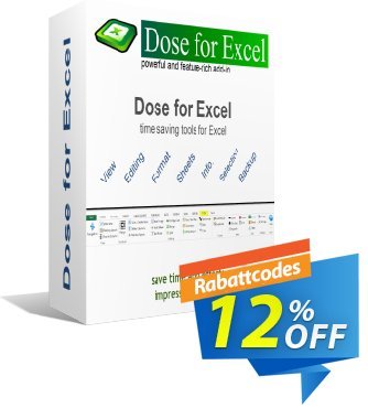 Dose for Excel discount coupon Coupon code Dose for Excel - Dose for Excel Exclusive offer 