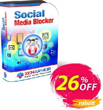 XenArmor Social Media Blocker Gutschein Coupon code XenArmor Social Media Blocker Personal Edition Aktion: XenArmor Social Media Blocker Personal Edition offer from XenArmor Security Solutions Pvt Ltd