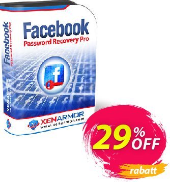 XenArmor Facebook Password Recovery Pro Coupon, discount Coupon code XenArmor Facebook Password Recovery Pro Personal Edition. Promotion: XenArmor Facebook Password Recovery Pro Personal Edition offer from XenArmor Security Solutions Pvt Ltd