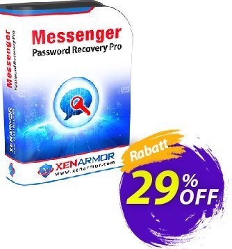 XenArmor Messenger Password Recovery Pro Gutschein Coupon code XenArmor Messenger Password Recovery Pro Personal Edition Aktion: XenArmor Messenger Password Recovery Pro Personal Edition offer from XenArmor Security Solutions Pvt Ltd