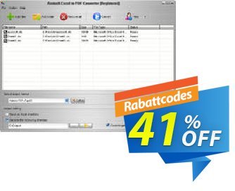 Aostsoft Excel to PDF Converter Coupon, discount Aostsoft Excel to PDF Converter Stunning deals code 2024. Promotion: Stunning deals code of Aostsoft Excel to PDF Converter 2024