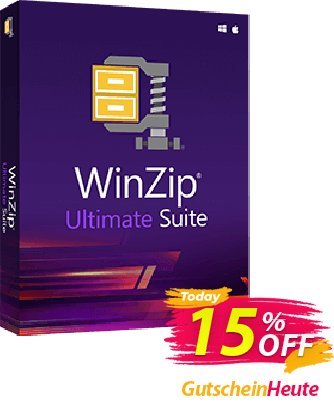 WinZip Ultimate Suite Gutschein 15% OFF WinZip Ultimate Suite, verified Aktion: Awesome deals code of WinZip Ultimate Suite, tested & approved