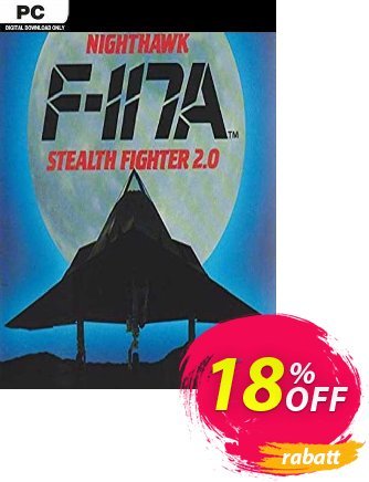 F117A Nighthawk Stealth Fighter 2.0 PC Coupon, discount F117A Nighthawk Stealth Fighter 2.0 PC Deal. Promotion: F117A Nighthawk Stealth Fighter 2.0 PC Exclusive offer 