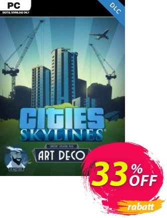 Cities Skylines - Content Creator Pack Art Deco DLC Gutschein Cities Skylines - Content Creator Pack Art Deco DLC Deal Aktion: Cities Skylines - Content Creator Pack Art Deco DLC Exclusive offer 