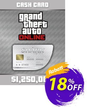 Grand Theft Auto Online - GTA V 5 : Great White Shark Cash Card PC Gutschein Grand Theft Auto Online (GTA V 5): Great White Shark Cash Card PC Deal Aktion: Grand Theft Auto Online (GTA V 5): Great White Shark Cash Card PC Exclusive offer 