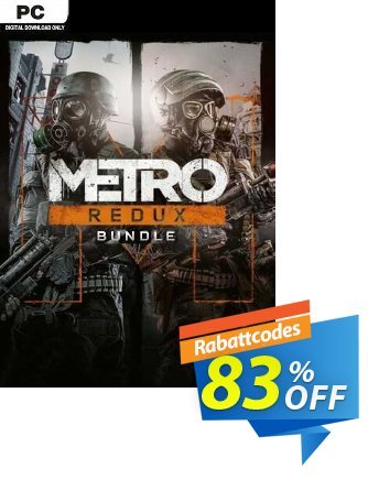 Metro Redux Bundle PC Coupon, discount Metro Redux Bundle PC Deal. Promotion: Metro Redux Bundle PC Exclusive offer 