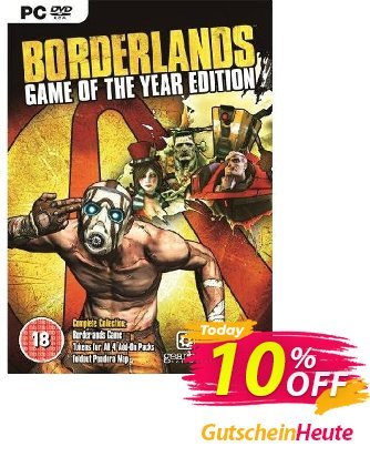 Borderlands: Game of the Year Edition PC - EU  Gutschein Borderlands: Game of the Year Edition PC (EU) Deal Aktion: Borderlands: Game of the Year Edition PC (EU) Exclusive offer 
