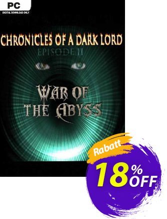 Chronicles of a Dark Lord Episode II War of The Abyss PC Coupon, discount Chronicles of a Dark Lord Episode II War of The Abyss PC Deal. Promotion: Chronicles of a Dark Lord Episode II War of The Abyss PC Exclusive offer 
