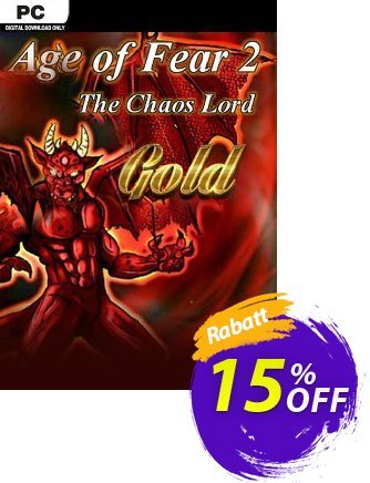 Age of Fear 2 The Chaos Lord GOLD PC Coupon, discount Age of Fear 2 The Chaos Lord GOLD PC Deal. Promotion: Age of Fear 2 The Chaos Lord GOLD PC Exclusive offer 