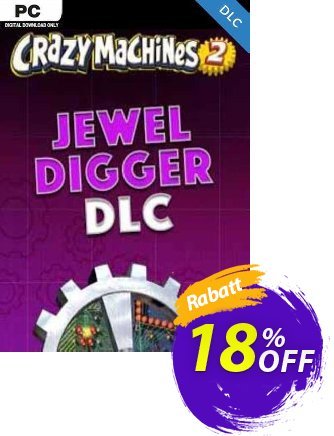 Crazy Machines 2 Jewel Digger DLC PC discount coupon Crazy Machines 2 Jewel Digger DLC PC Deal - Crazy Machines 2 Jewel Digger DLC PC Exclusive offer 